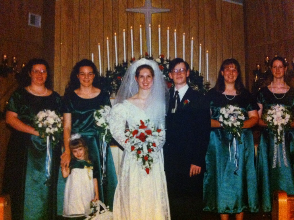 All the bride's maids in our wedding were my best friends. 